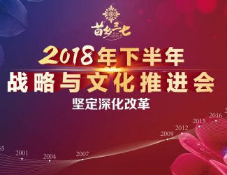 2018年下半年戰(zhàn)略與文化推進(jìn)會——堅定深化改革